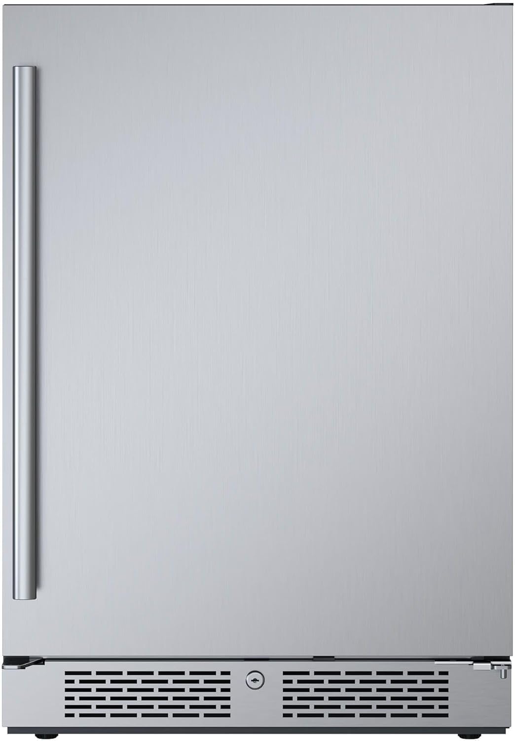 Avallon AFR242SSRH 24 Inch Wide 5.66 Cu. Ft. Built-In Compact Refrigerator with Right Hinge